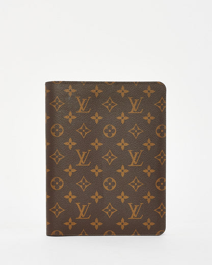 Louis Vuitton Monogram Canvas Large Desk Agenda Cover