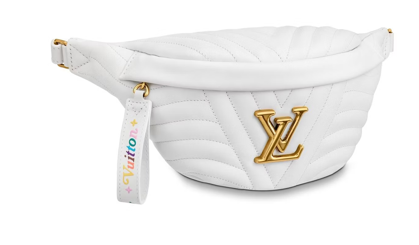 LOUIS VUITTON QUILTED CALFSKIN NEW WAVE BUMBAG