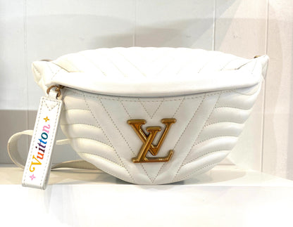 LOUIS VUITTON QUILTED CALFSKIN NEW WAVE BUMBAG