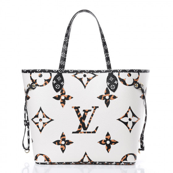 Louis Vuitton | Giant Jungle Monogram Neverfull Ivoire with Pouch | M44716