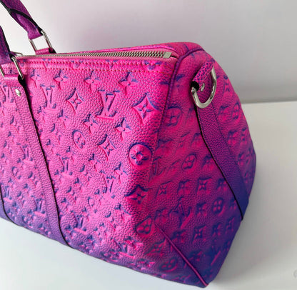 Louis Vuitton Pink Fluorescent Keepall 50