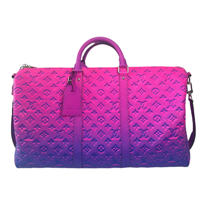 Louis Vuitton Pink Fluorescent Keepall 50