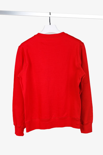 Louis Vuitton x Supreme Red Arc Logo Crewneck Sweatshirt