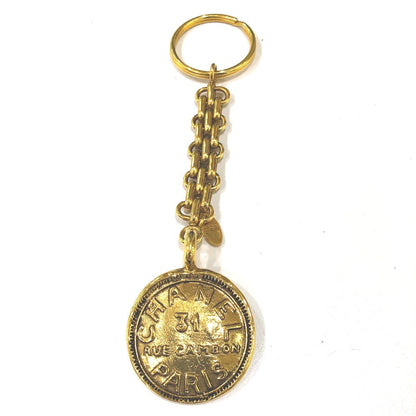CHANEL key ring Gold Plated gold 31 vintage RUE CAMBON Women Used