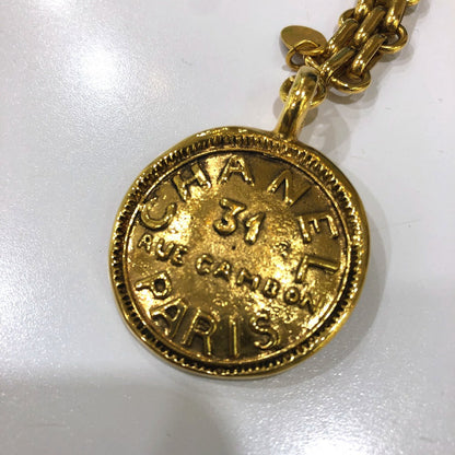 CHANEL key ring Gold Plated gold 31 vintage RUE CAMBON Women Used