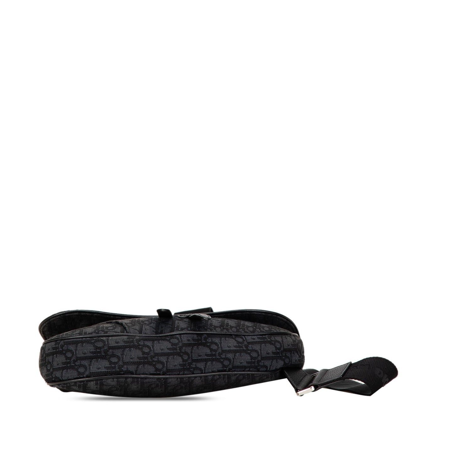 Oblique Canvas Saddle Crossbody