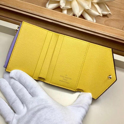 LV Summer 2019 Zoé Wallet Monogram Canvas Pink / Lila