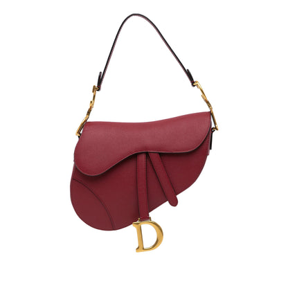 Grained Calfskin Saddle Bag