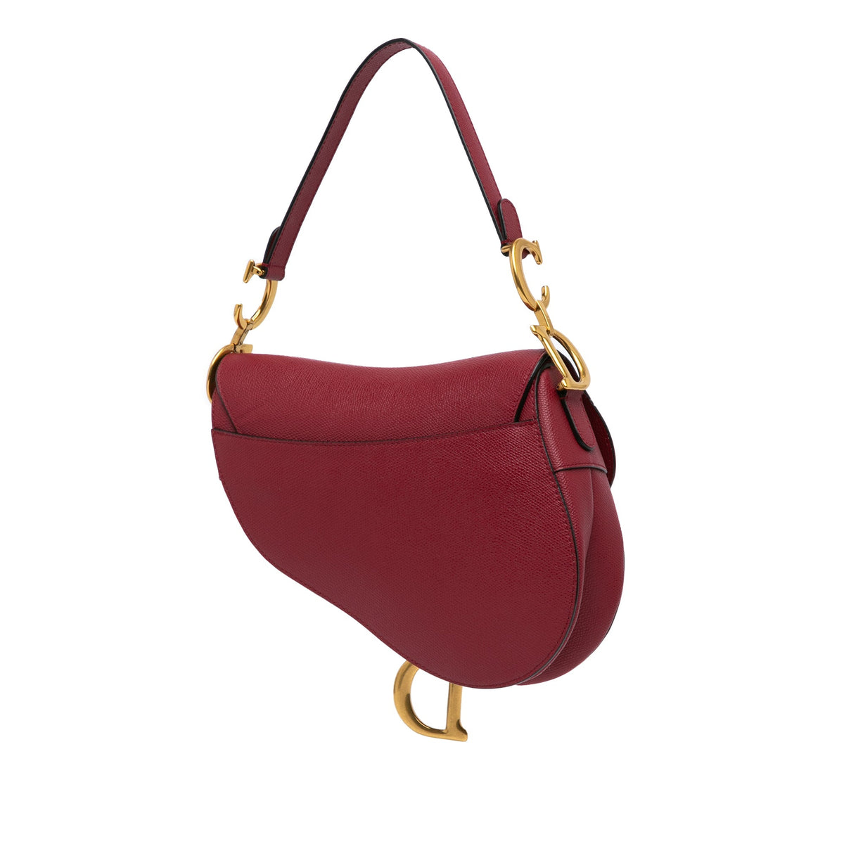 Grained Calfskin Saddle Bag