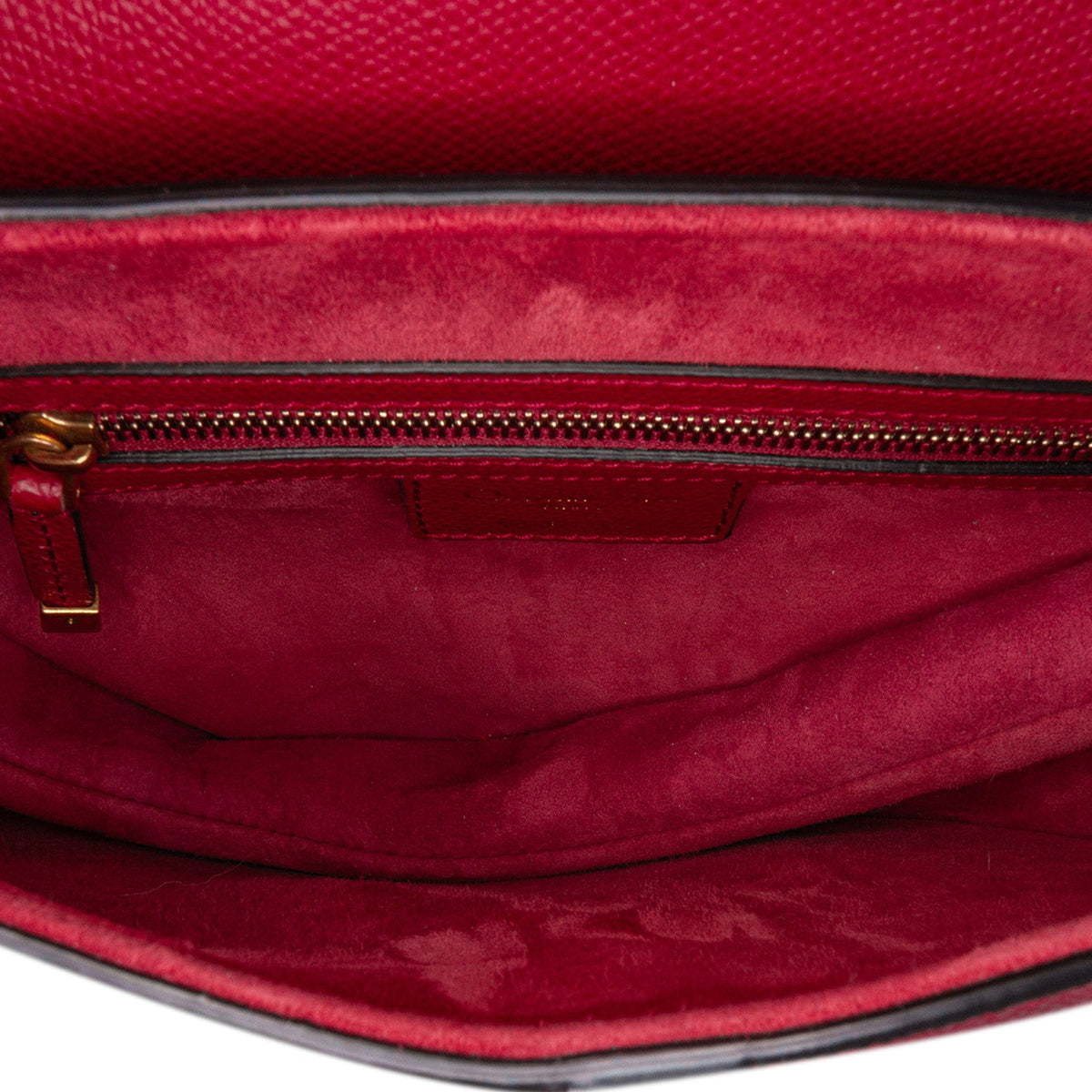 Grained Calfskin Saddle Bag