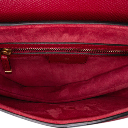 Grained Calfskin Saddle Bag