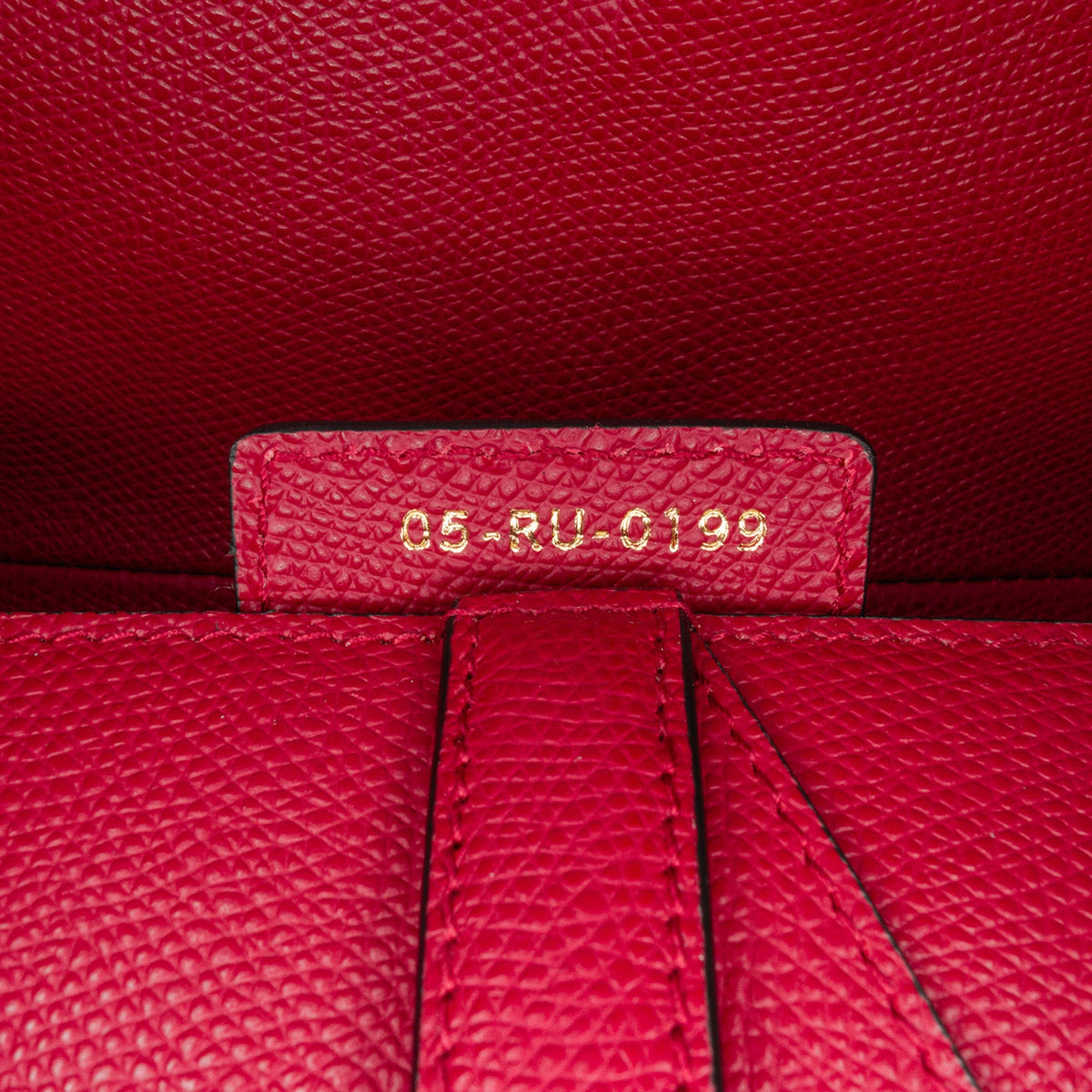 Grained Calfskin Saddle Bag