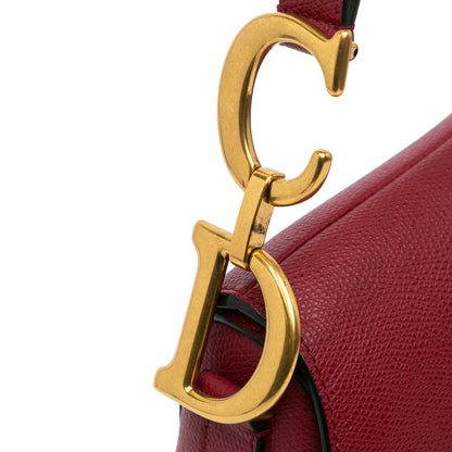 Grained Calfskin Saddle Bag