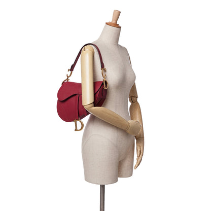 Grained Calfskin Saddle Bag