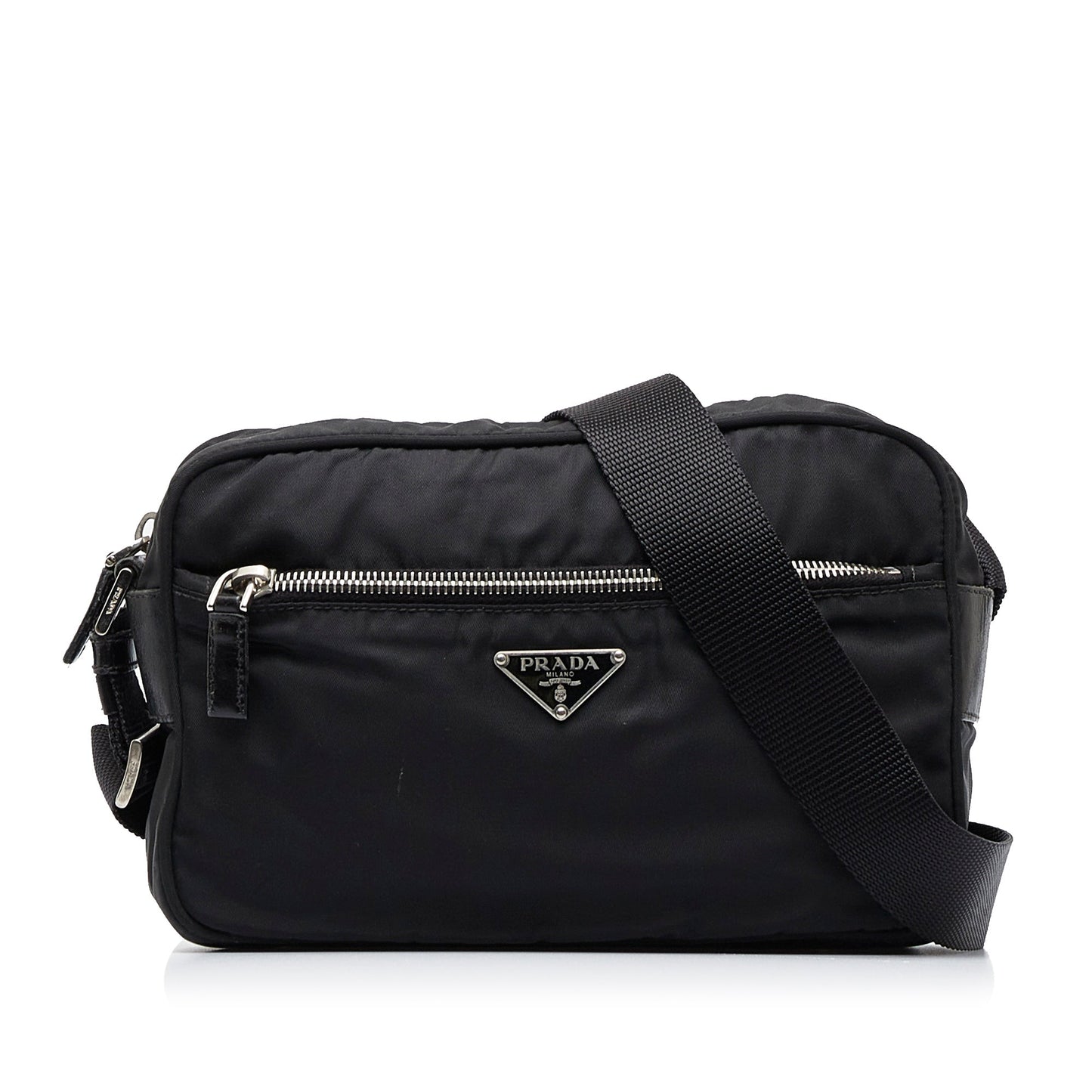 Prada Tessuto Crossbody Bag Black Nylon