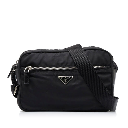 Prada Tessuto Crossbody Bag Black Nylon