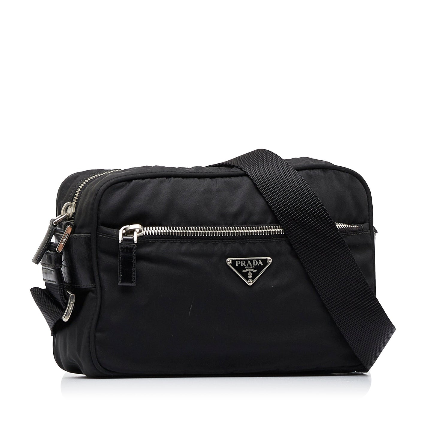 Prada Tessuto Crossbody Bag Black Nylon