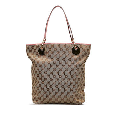 Brown Gucci GG Canvas Eclipse Tote Bag