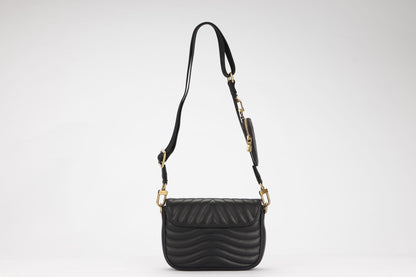 Louis Vuitton New Wave Multi Pochette (M56461) Noir Color, with Strap, Chain, Dust Cover & Box