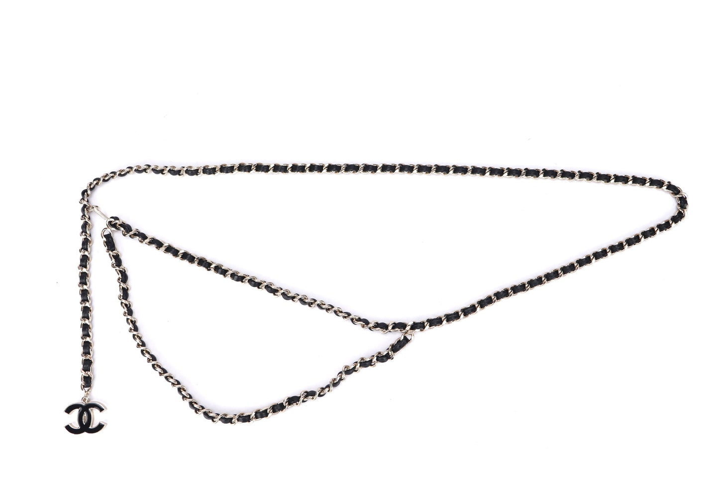 Chanel Waist Chain Belt (A26881) width 90cm, Light Gold Hardware, with Dust Cover & Box