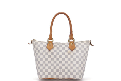 LOUIS VUITTON N51186 SALEYA (VI4027) PM SIZE DAMIER AZUR CANVAS, NO DUST COVER