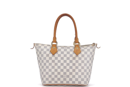 LOUIS VUITTON N51186 SALEYA (VI4027) PM SIZE DAMIER AZUR CANVAS, NO DUST COVER
