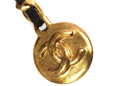 CHANEL VINTAGE GOLD CC LOGO KEY CHAIN, NO BOX