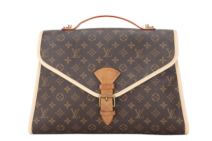 LOUIS VUITTON M51122 BEL AIR (SL0977) MONOGRAM CANVAS GOLD HARDWARE WITH STRAP & DUST COVER