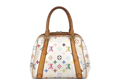 LOUIS VUITTON PRISCILLA MM (SP0096) MULTICOLOR WHITE MONOGRAM GOLD HARDWARE, NO DUST COVER