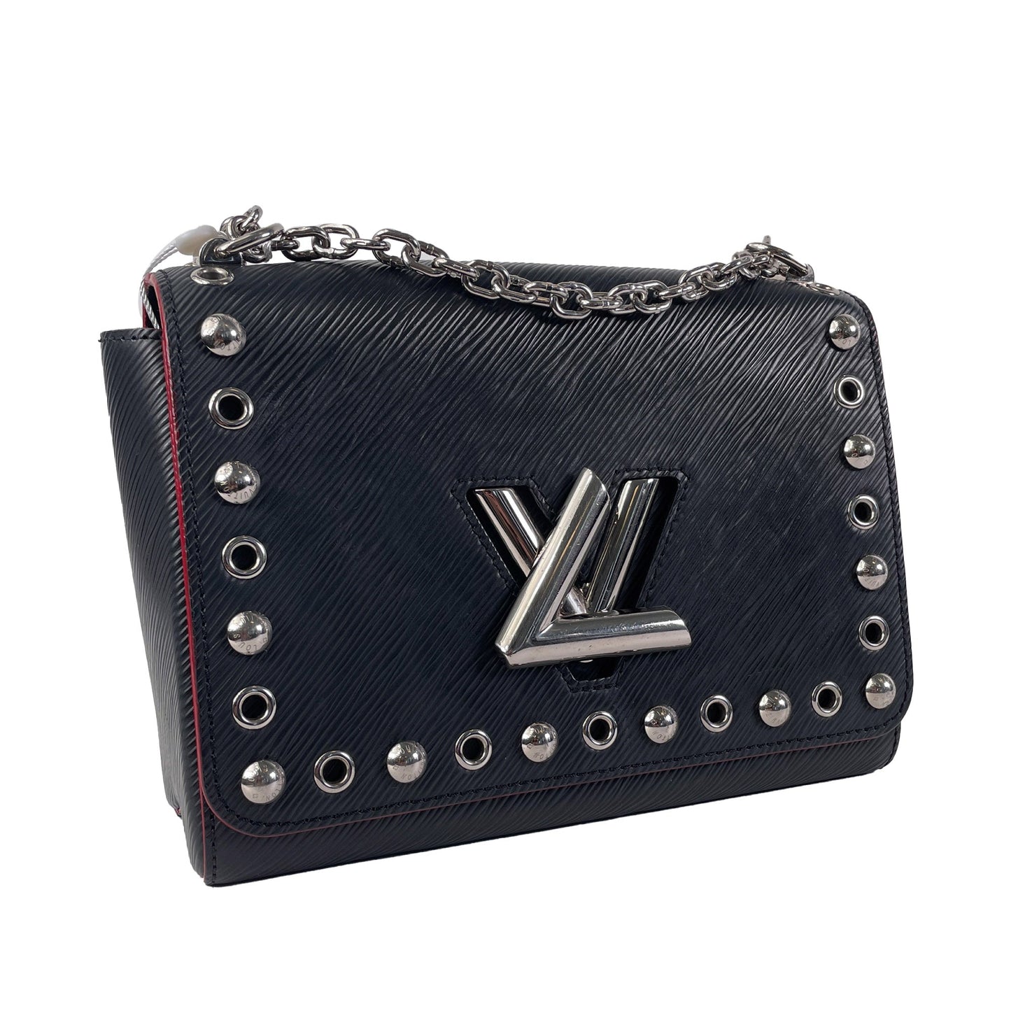 LOUIS VUITTON Studded Epi Twist MM Crossbody Bag