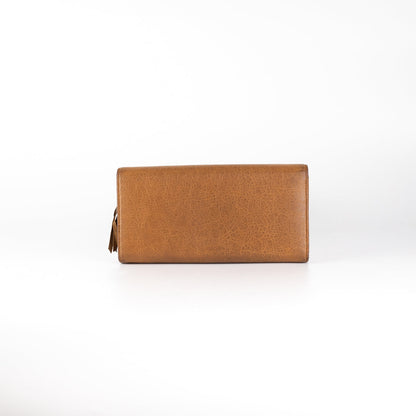 Balenciaga City Long Wallet Dark Beige