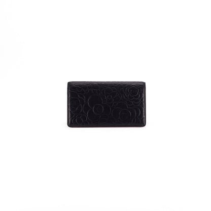 Chanel Camelia Wallet Black