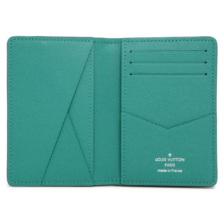 LV Pocket Organiser Taiga Monogram Vert