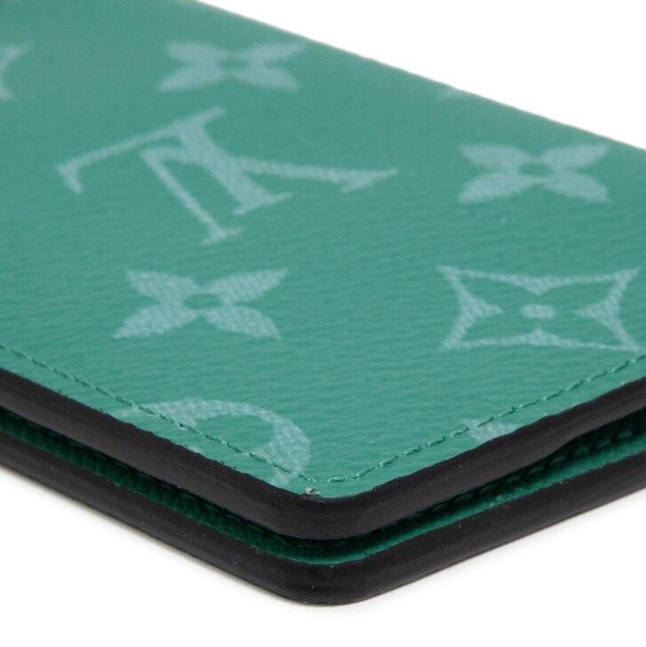 Louis Vuitton Pocket Organiser Taiga Monogram Vert