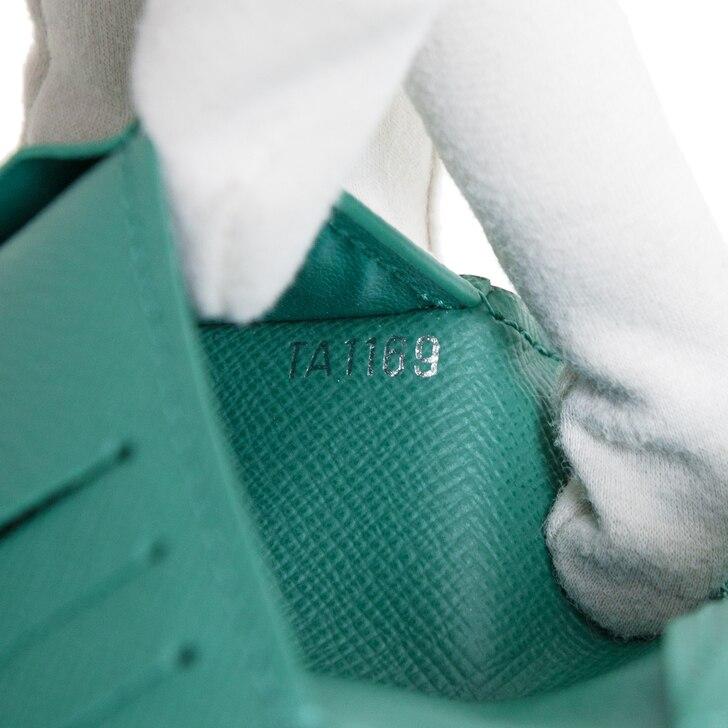 LV Pocket Organiser Taiga Monogram Vert