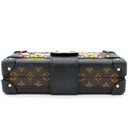 Louis-vuitton Limited Edition Leather World Tour Petite Malle Bag