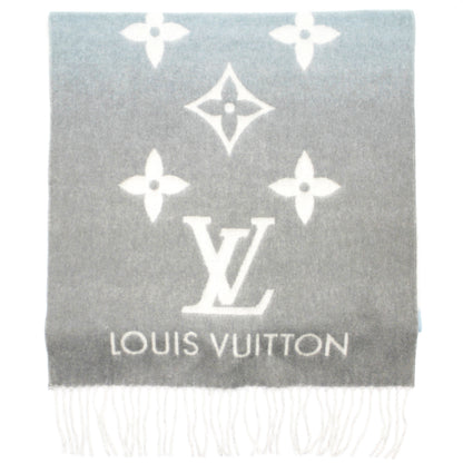 Louis-vuitton Reykjavik Gradient Scarf Blue Rose