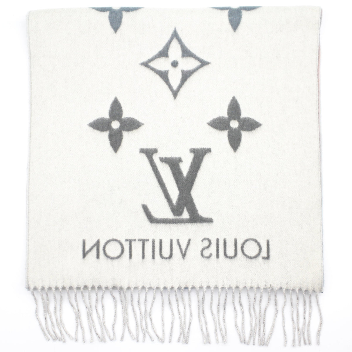 Louis-vuitton Reykjavik Gradient Scarf Blue Rose