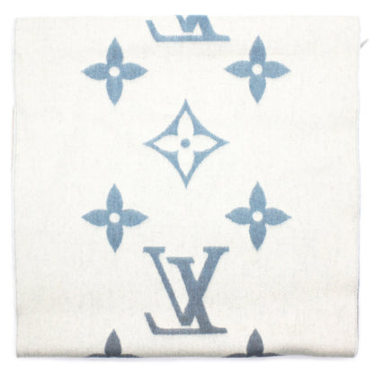 Louis-vuitton Reykjavik Gradient Scarf Blue Rose