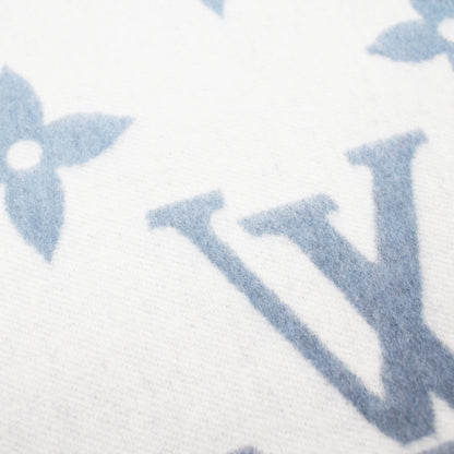 Louis-vuitton Reykjavik Gradient Scarf Blue Rose