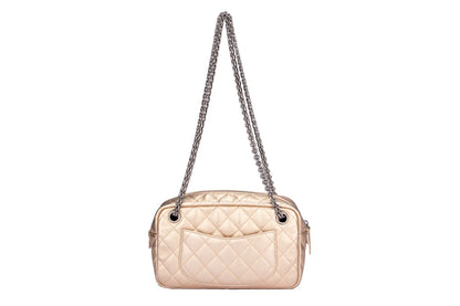Chanel Metallic Gold Quilted Reissue Buckle 24CM Ruthenium Chain, with  & Dust Cover