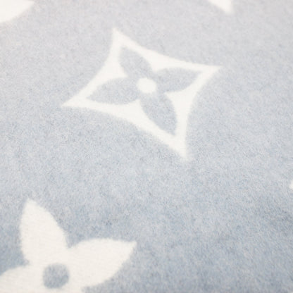 Louis-vuitton Reykjavik Gradient Scarf Blue Rose