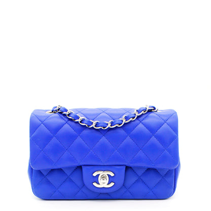 Classic Flap Mini Lambskin Blue