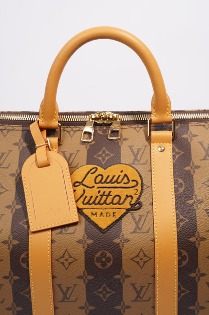 Louis Vuitton x Nigo Keepall Bandouliere Reverse Monogram Canvas 50