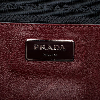 Prada Glace Calf Twin Pocket Satchel