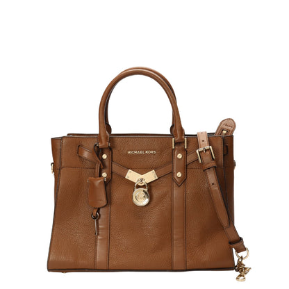 Michael Kors Nouveau Hamilton Brown Satchel