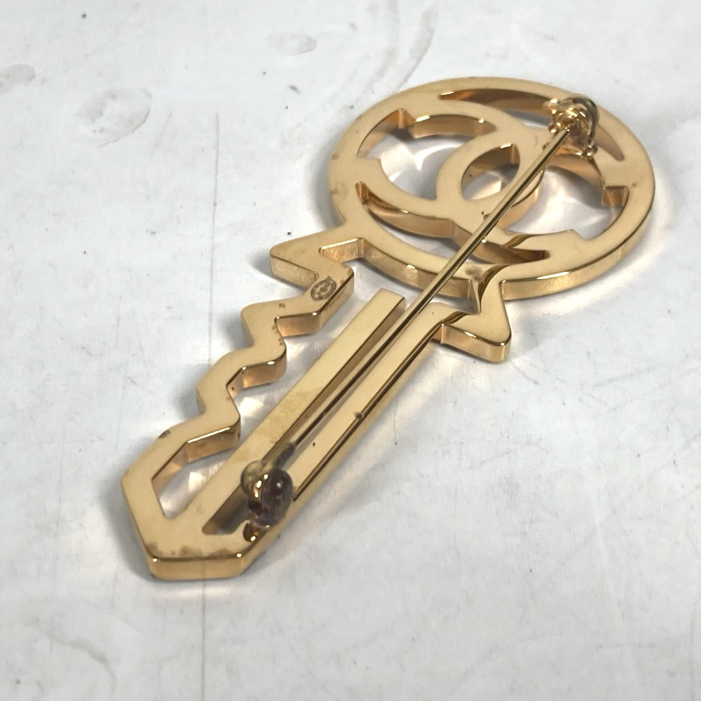CHANEL Brooch metal gold B17A Key Design