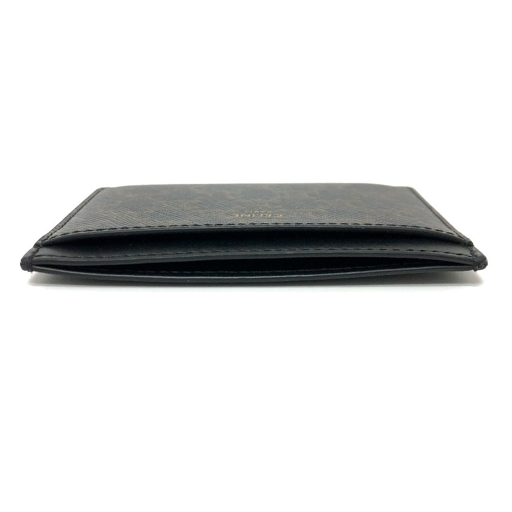 CELINE Card Case 10B702BQ4.38NO PVC / Leather black Triomphe mens Used