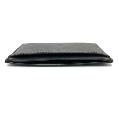 CELINE Card Case 10B702BQ4.38NO PVC / Leather black Triomphe mens Used