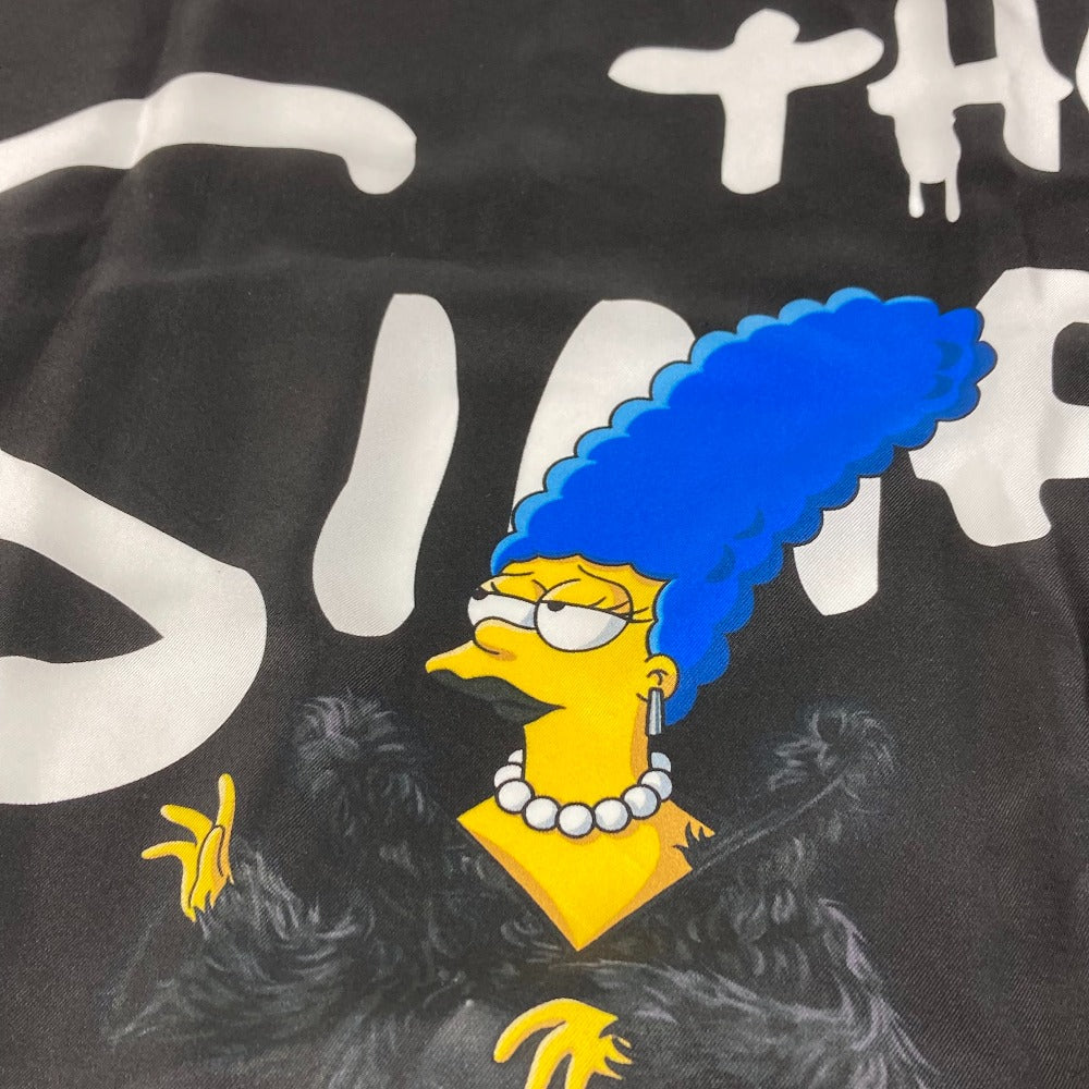 BALENCIAGA scarf silk black THE SIMPSONS Simpsons collaboration simpsons Women